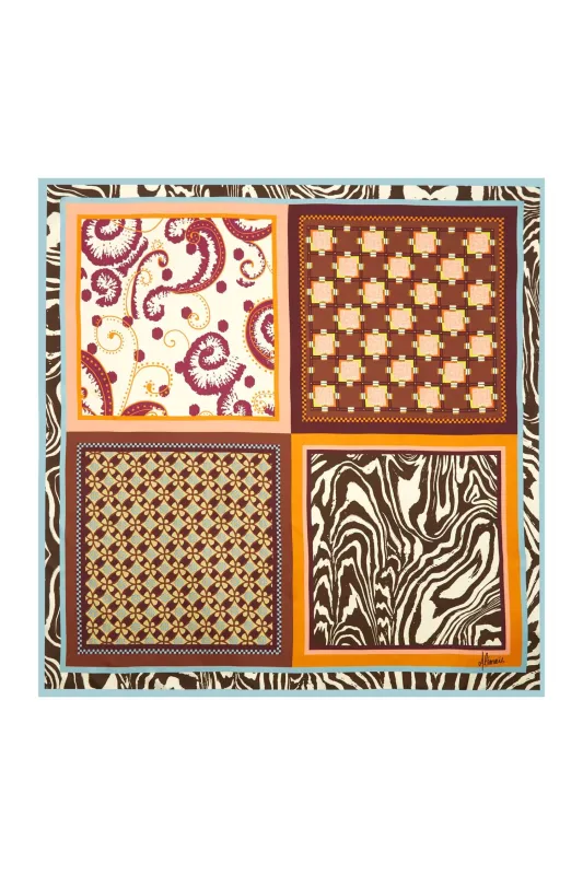 WILSON SILK SCARF sold by Alemais