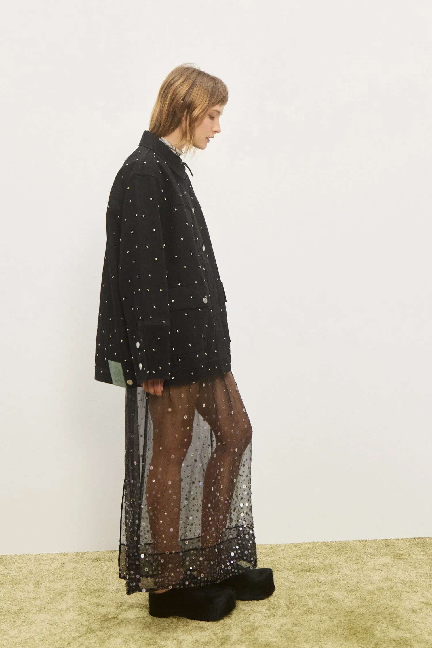 GINGER EMBELLISHED SILK SKIRT sold by Alemais product image thumbnail 3