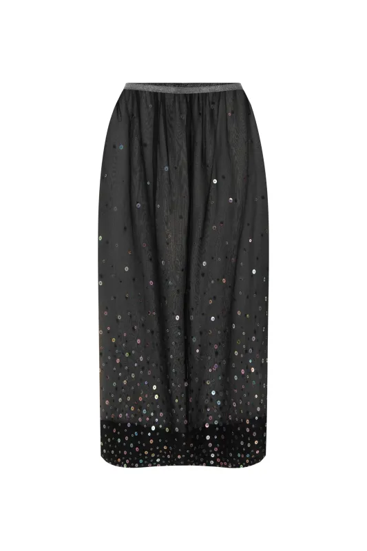 GINGER EMBELLISHED SILK SKIRT sold by Alemais