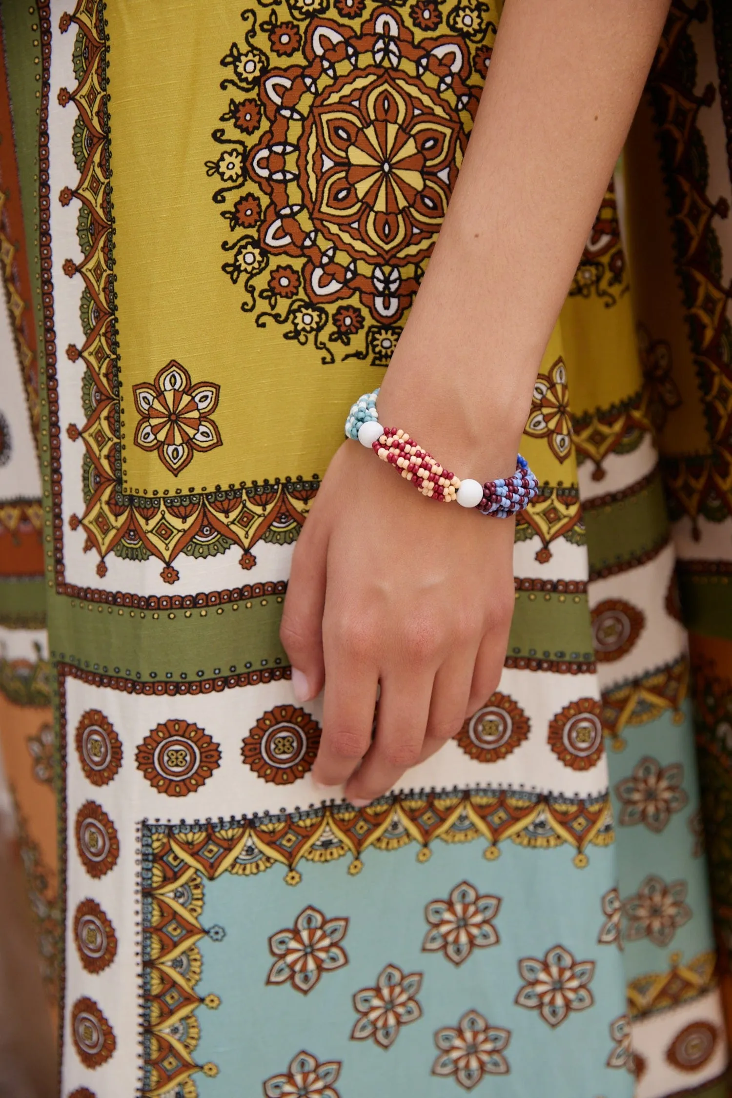 LE JARDIN BUNCH BEAD BRACELET sold by Alemais product image thumbnail 2