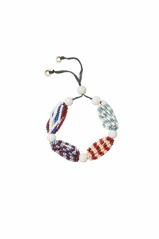 LE JARDIN BUNCH BEAD BRACELET made by Alemais