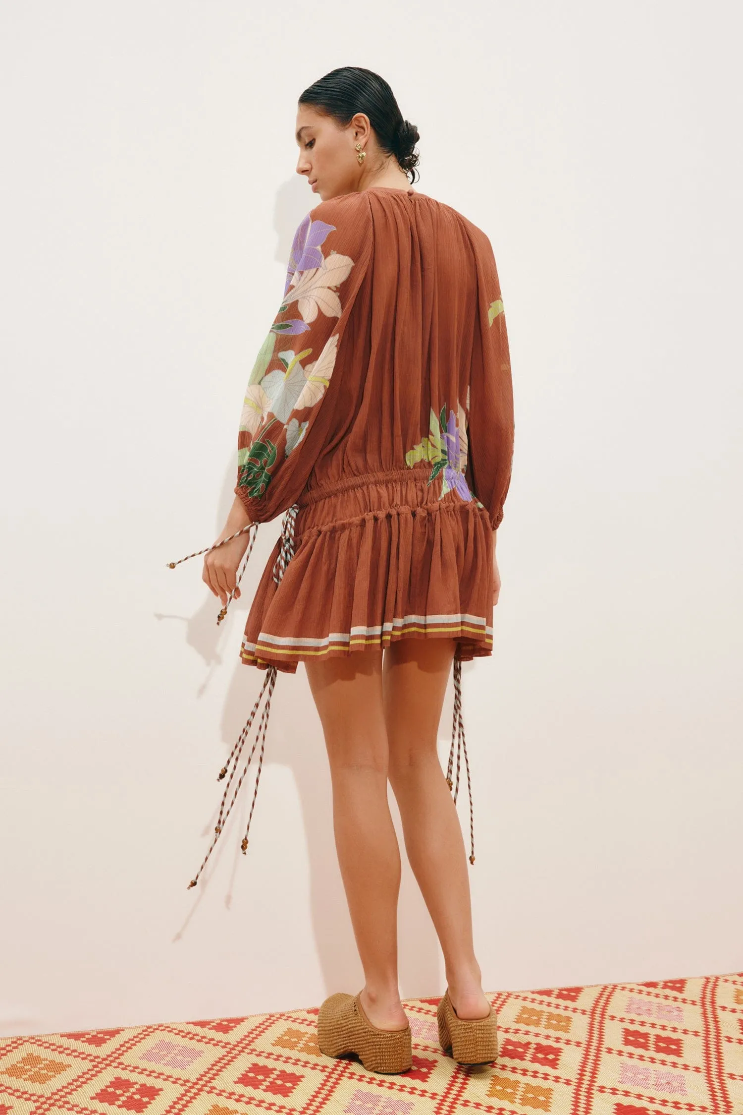 ALFIE RUCHED MINI DRESS sold by Alemais product image thumbnail 4