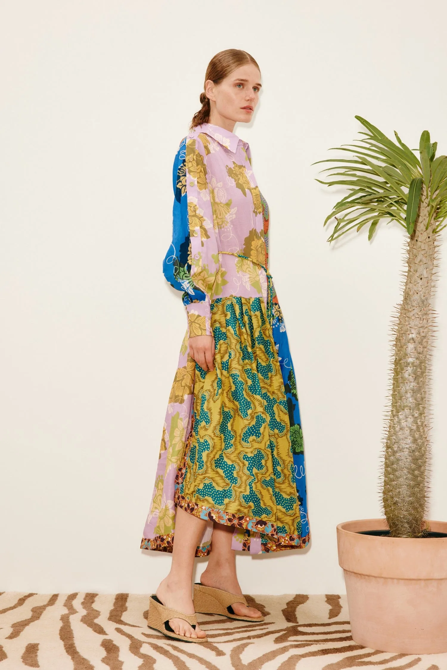 ARNIE SPLICED SHIRTDRESS sold by Alemais product image thumbnail 3