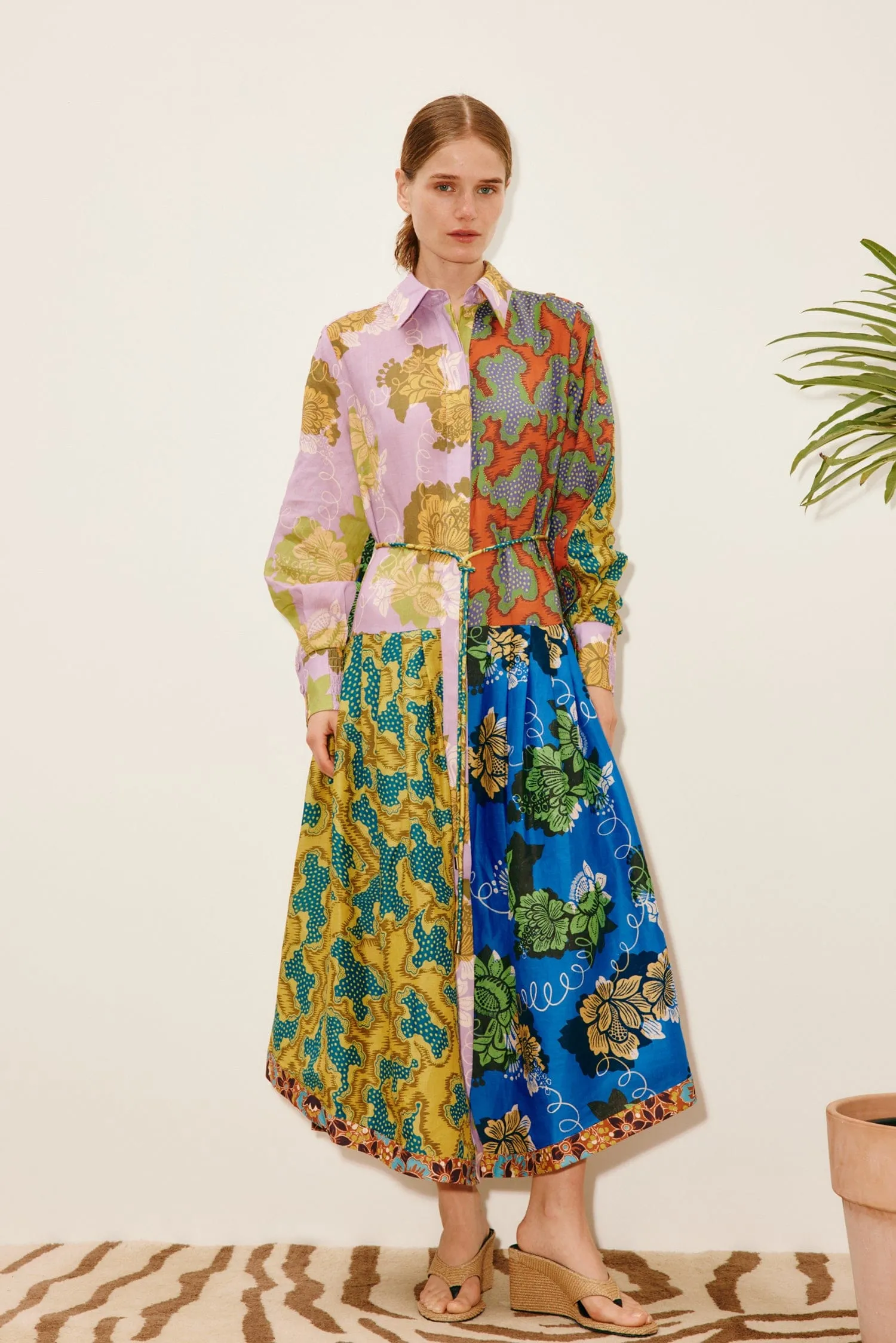 ARNIE SPLICED SHIRTDRESS sold by Alemais product image thumbnail 2