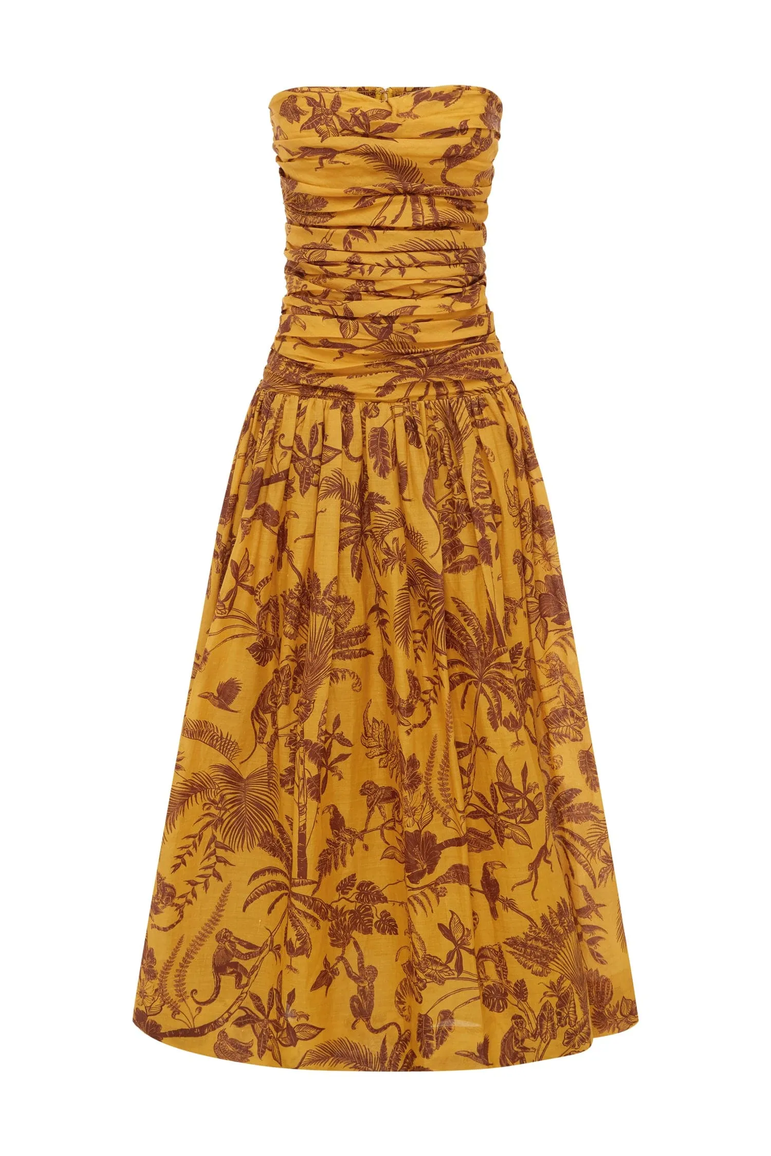 BANANA BLOSSOM RUCHED GOWN sold by Alemais