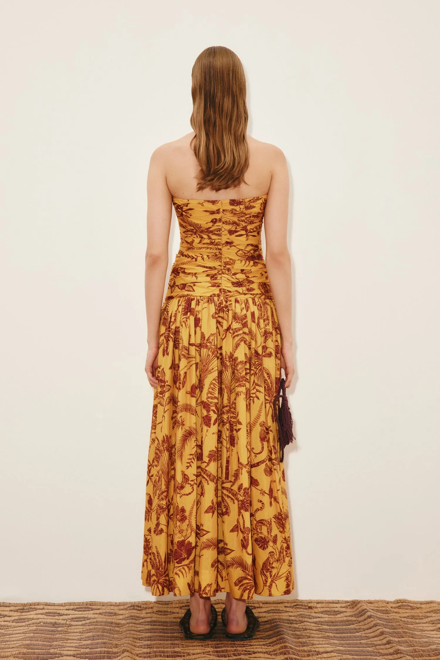 BANANA BLOSSOM RUCHED GOWN sold by Alemais product image thumbnail 4
