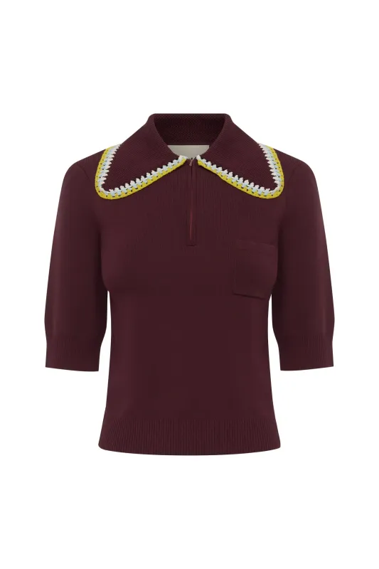 JASPER KNIT POLO made by Alemais