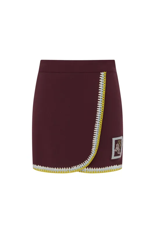 JASPER KNIT SKIRT sold by Alemais