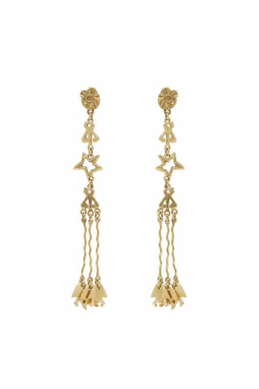 JEM SUN DANCER DROP EARRINGS sold by Alemais