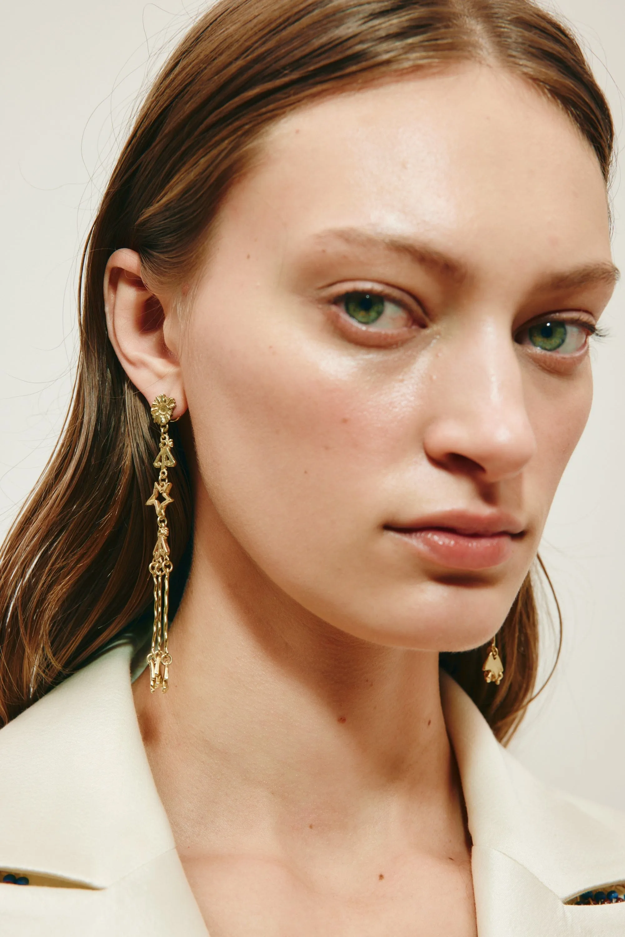 JEM SUN DANCER LONG DROP EARRINGS sold by Alemais product image thumbnail 2