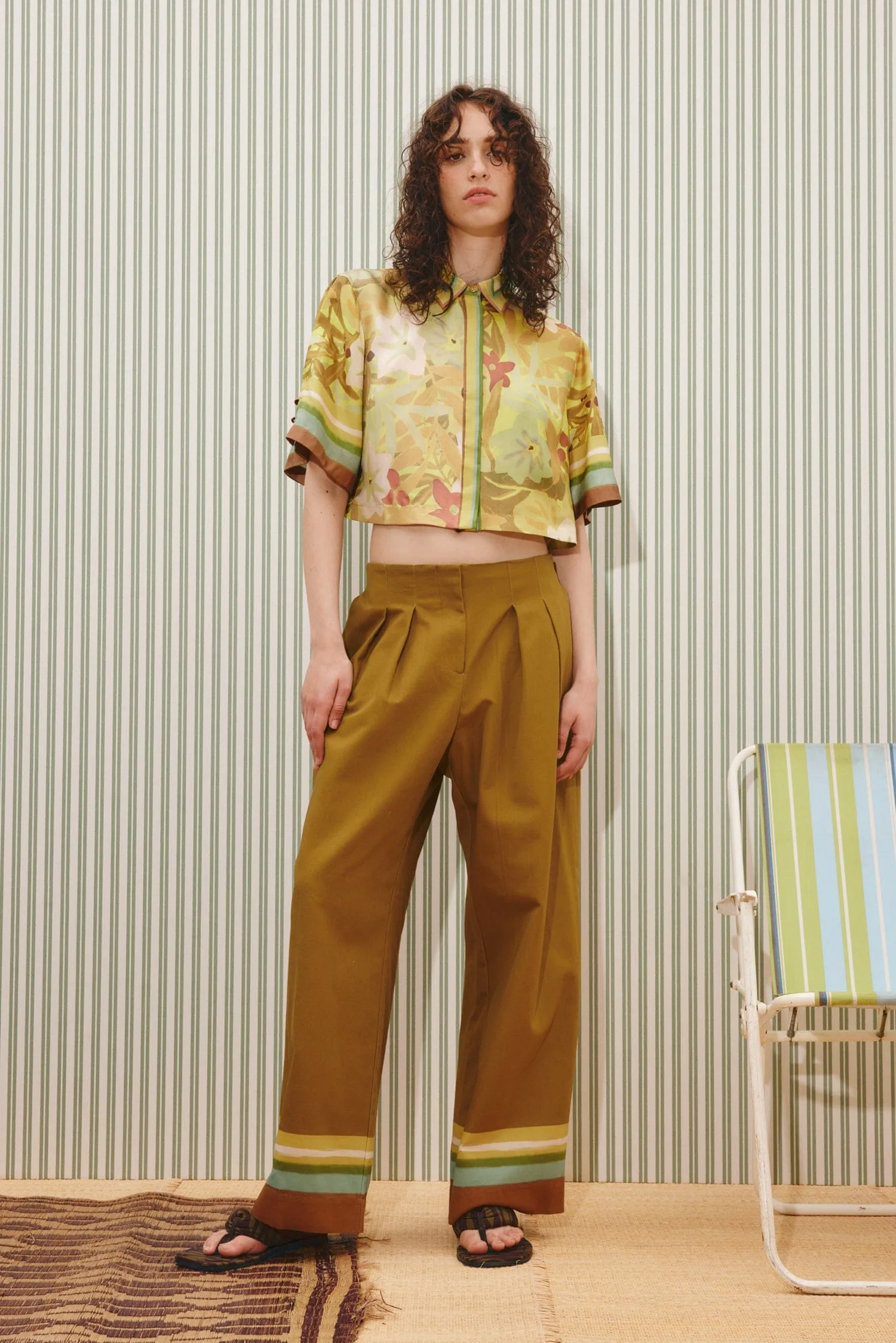 MAXI CROPPED SHIRT sold by Alemais product image thumbnail 2