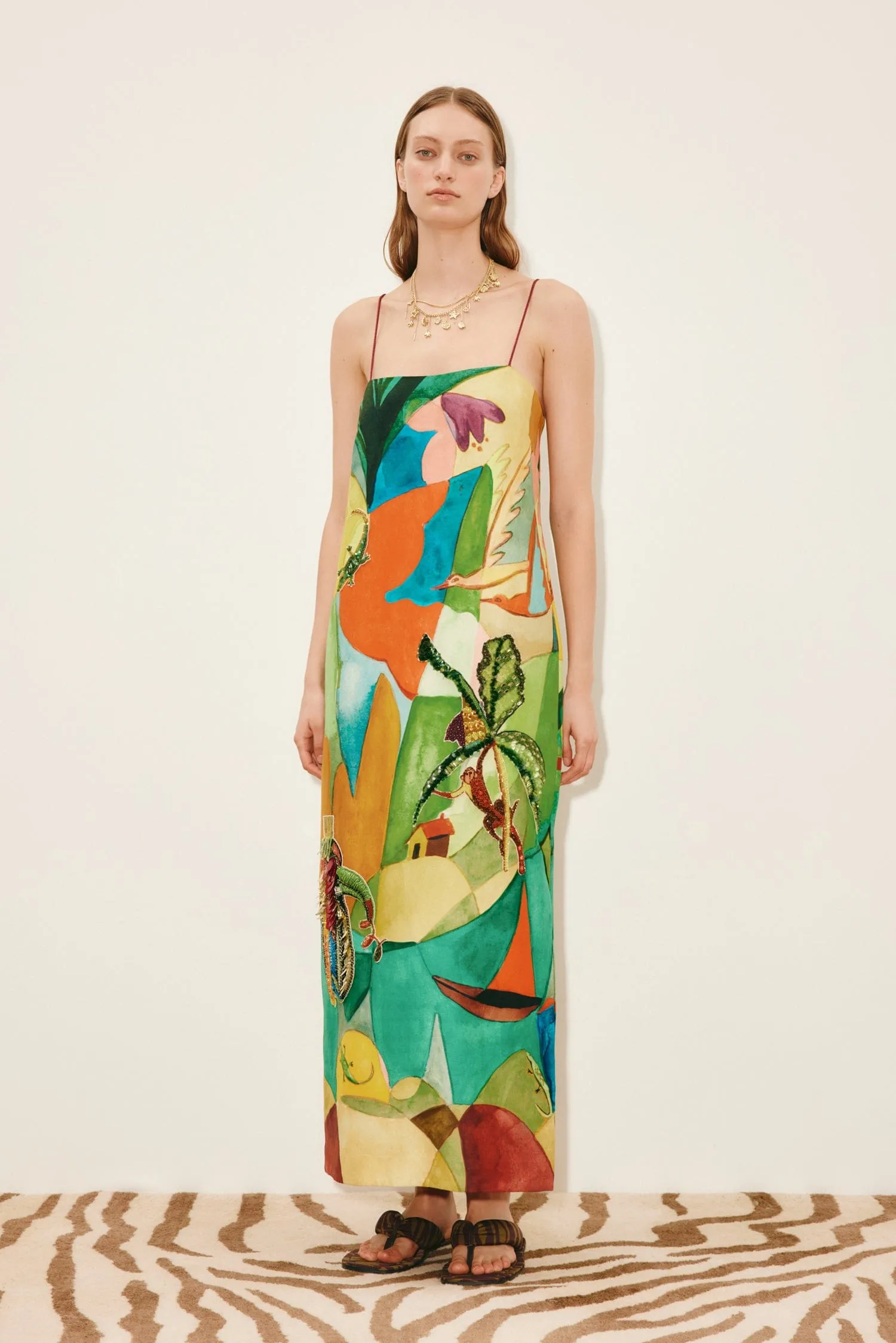 MOKSHINI EMBELLISHED MIDI DRESS sold by Alemais product image thumbnail 2