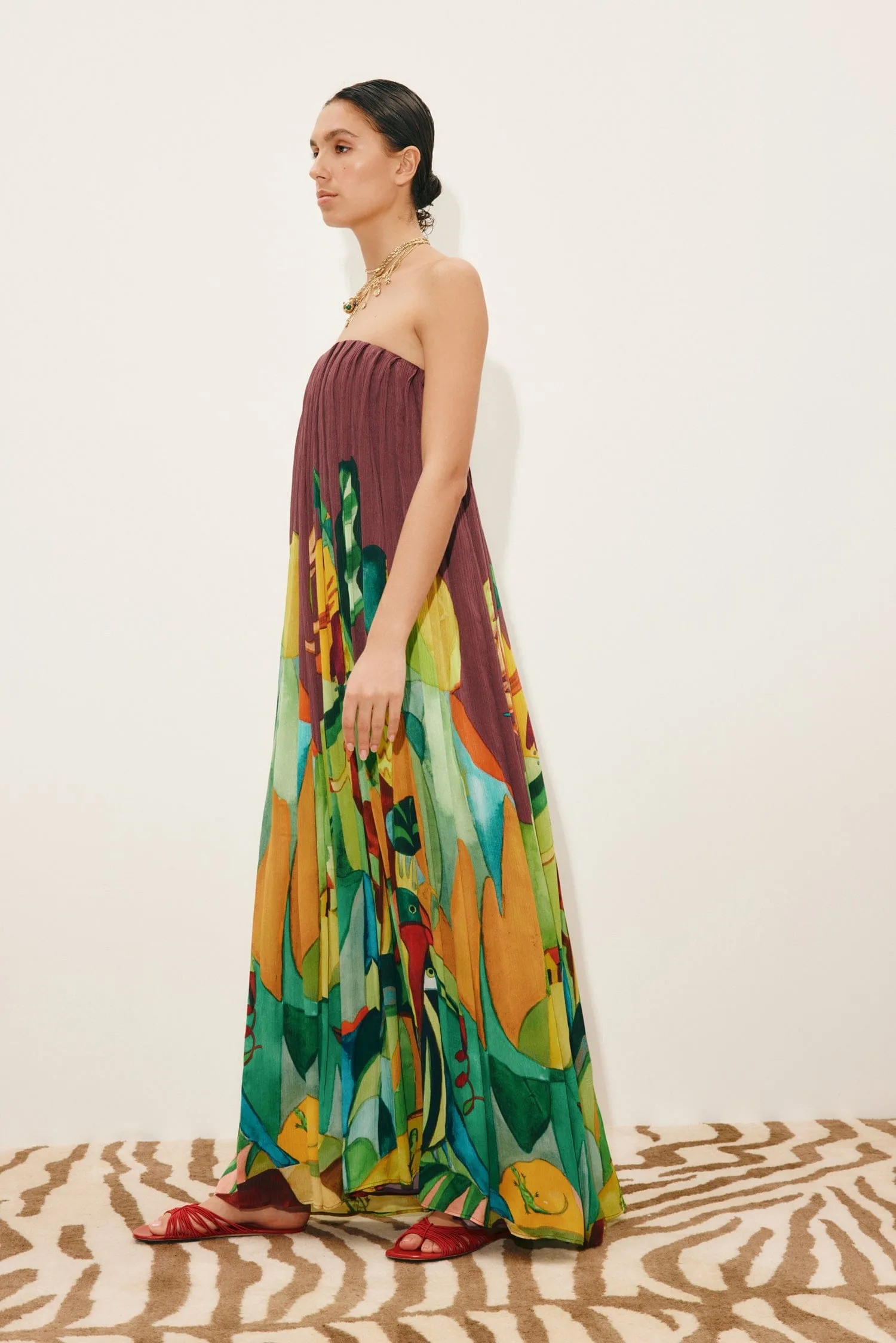 MOKSHINI SILK GOWN sold by Alemais product image thumbnail 3