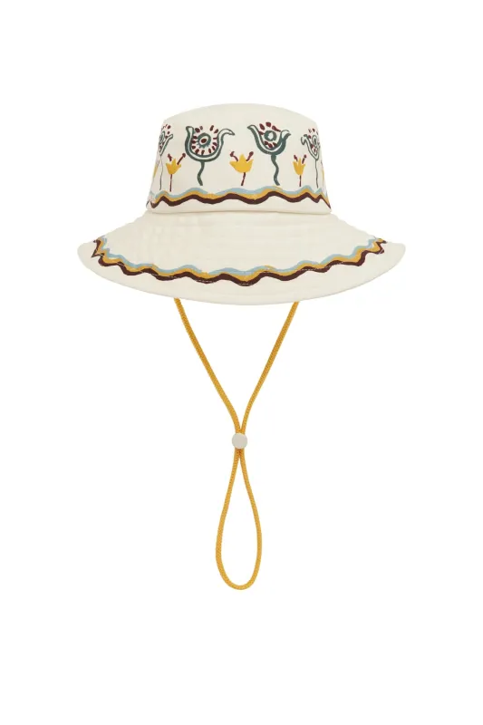 SUN DANCER BUCKET HAT made by Alemais