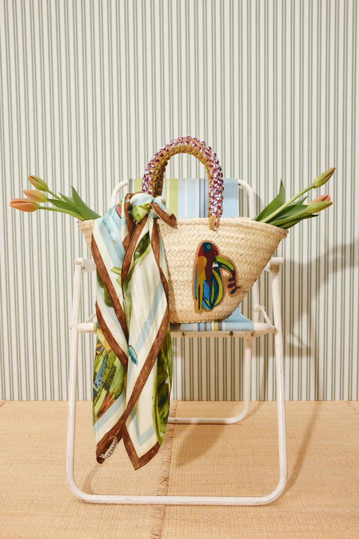 TOUCAN TANGO MACRAME MIDI BASKET sold by Alemais product image thumbnail 2