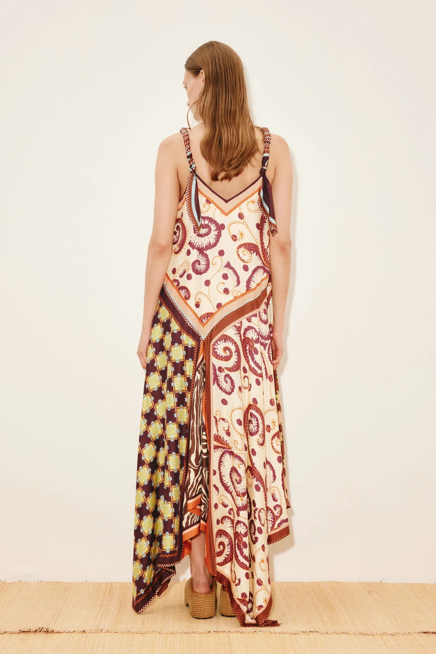 WILSON SILK MIDI DRESS sold by Alemais product image thumbnail 4
