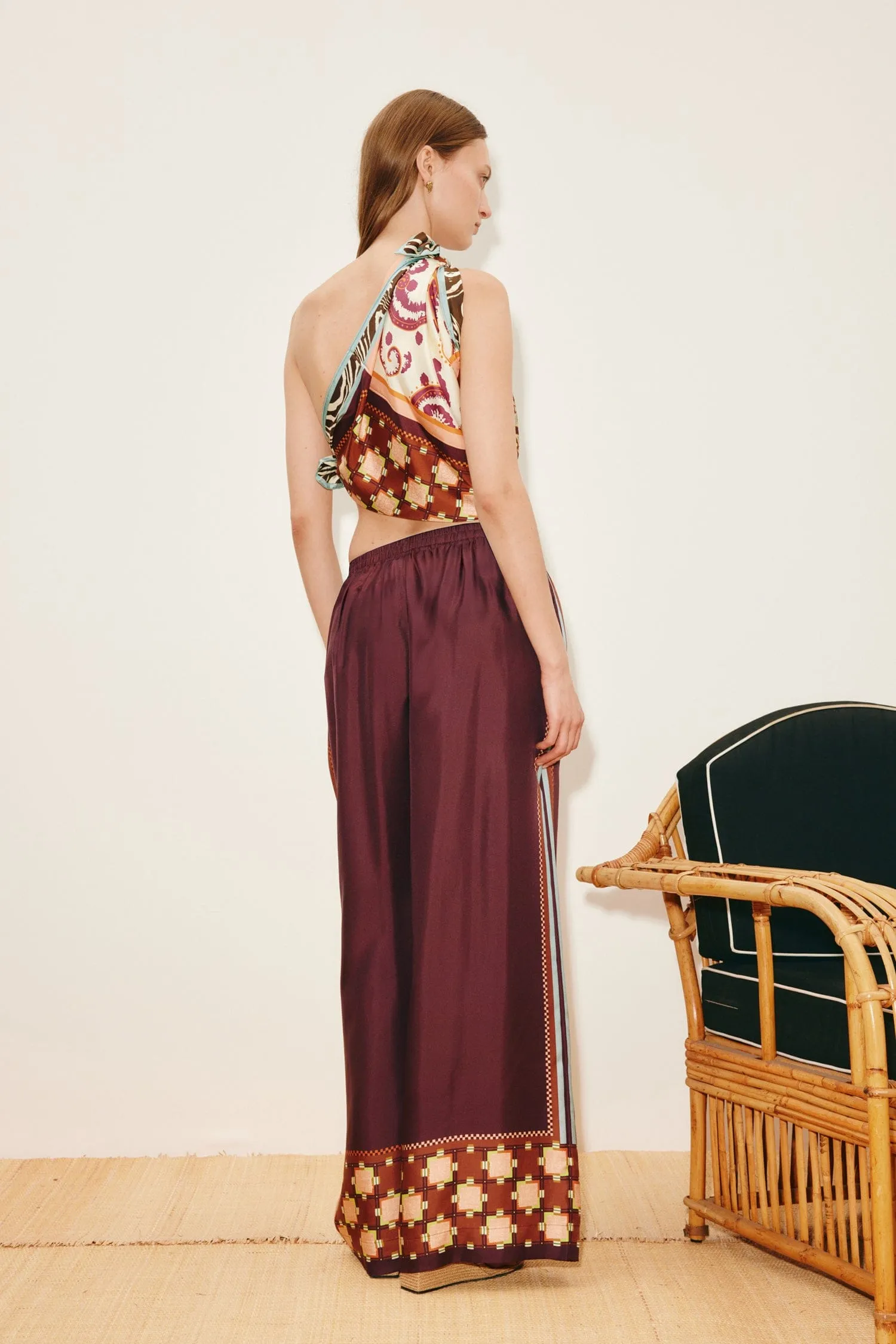 WILSON SILK PANT sold by Alemais product image thumbnail 4