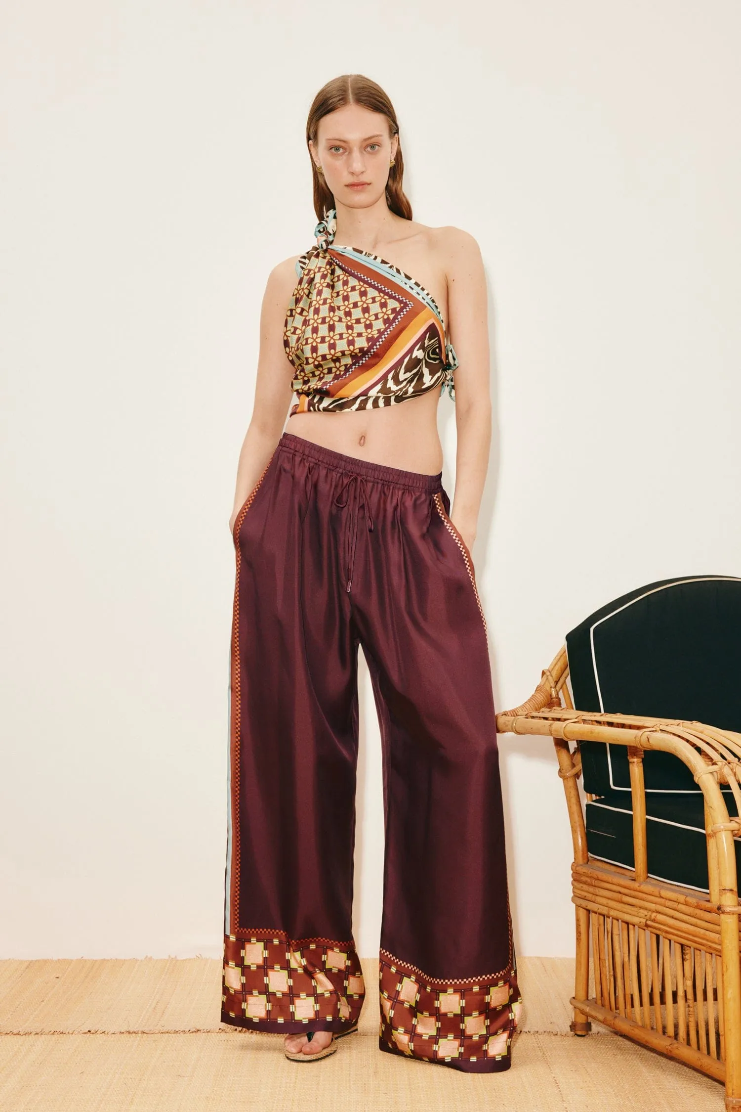 WILSON SILK PANT sold by Alemais product image thumbnail 2