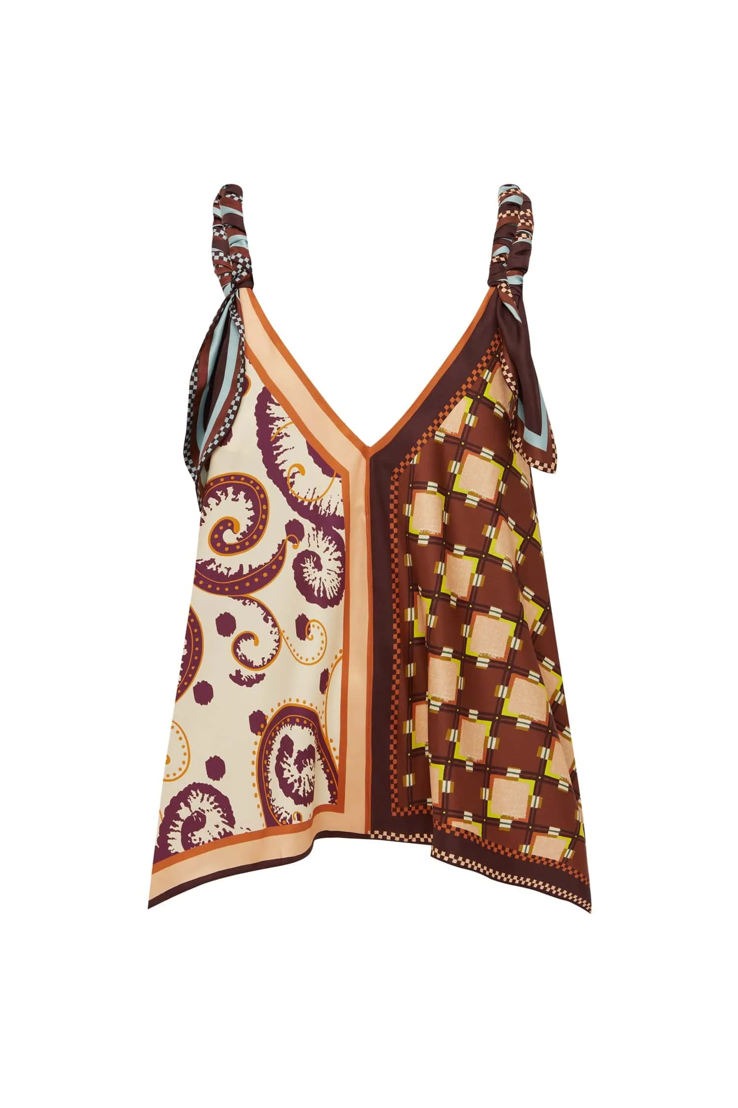 WILSON SILK TOP sold by Alemais