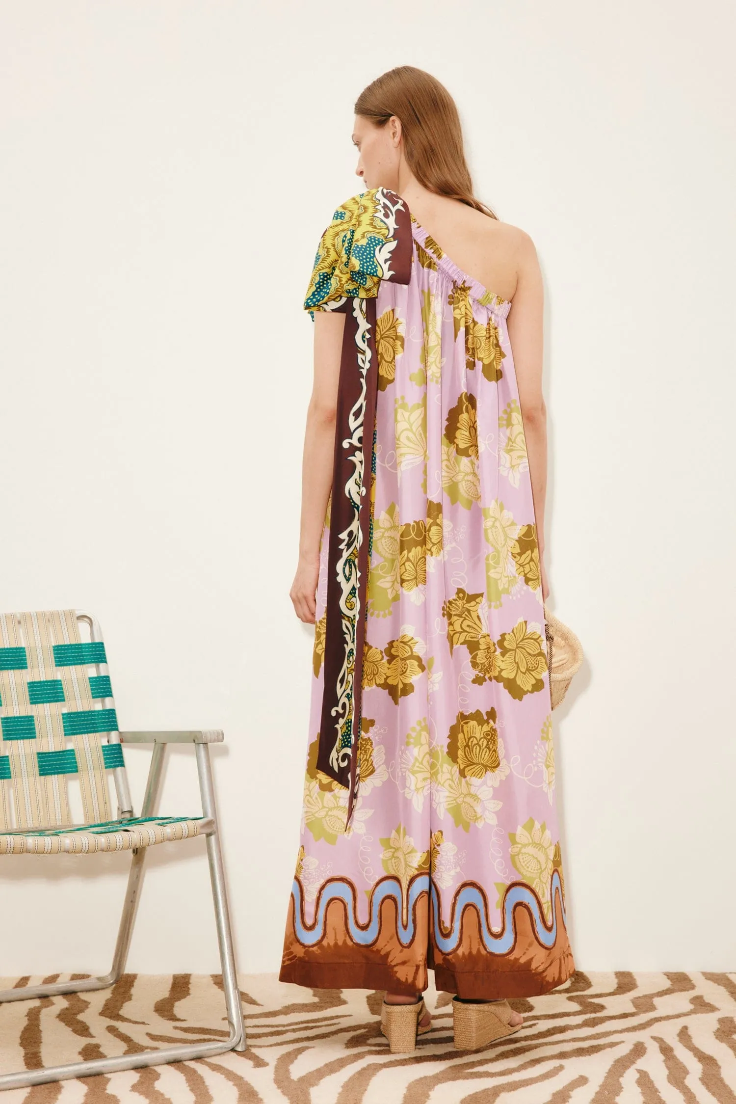 ARNIE SILK MIDI DRESS sold by Alemais product image thumbnail 4