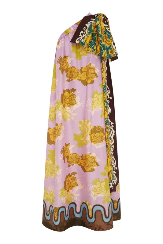 ARNIE SILK MIDI DRESS made by Alemais