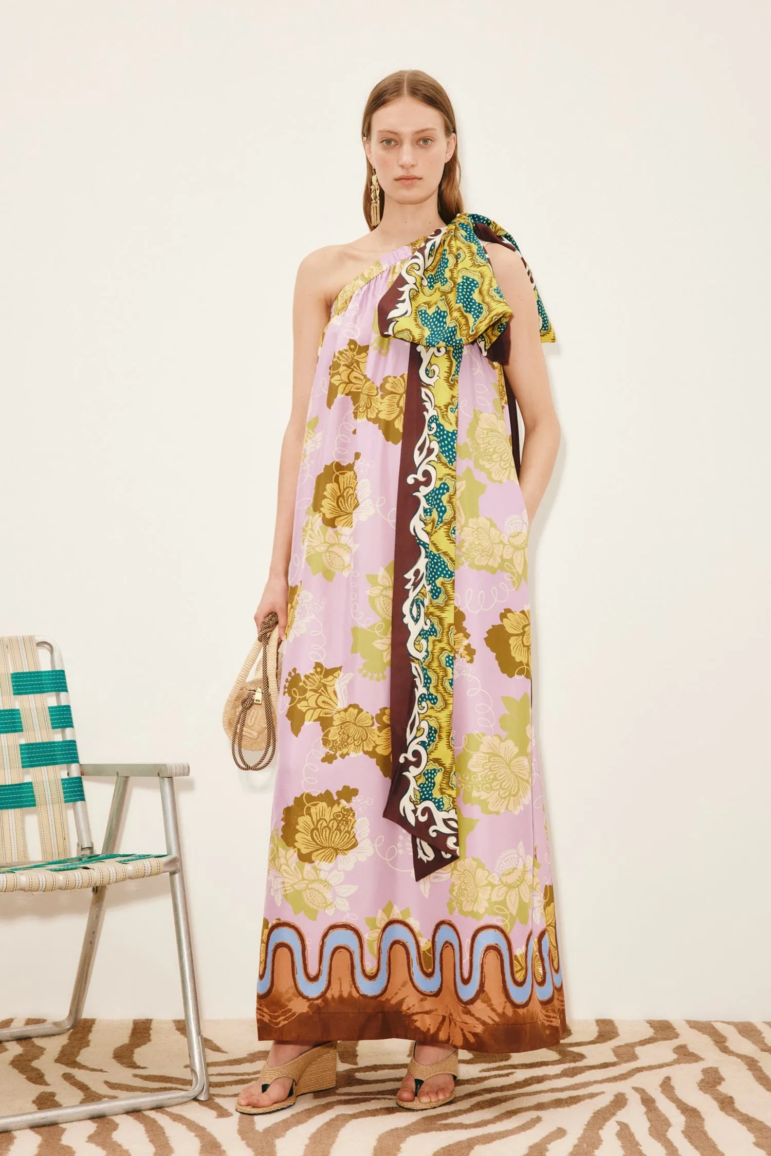 ARNIE SILK MIDI DRESS sold by Alemais product image thumbnail 2