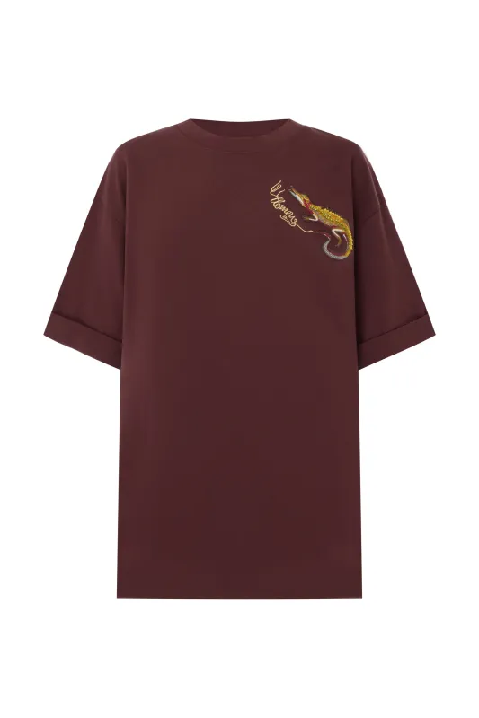 CAMELIA EMBROIDERED TEE sold by Alemais