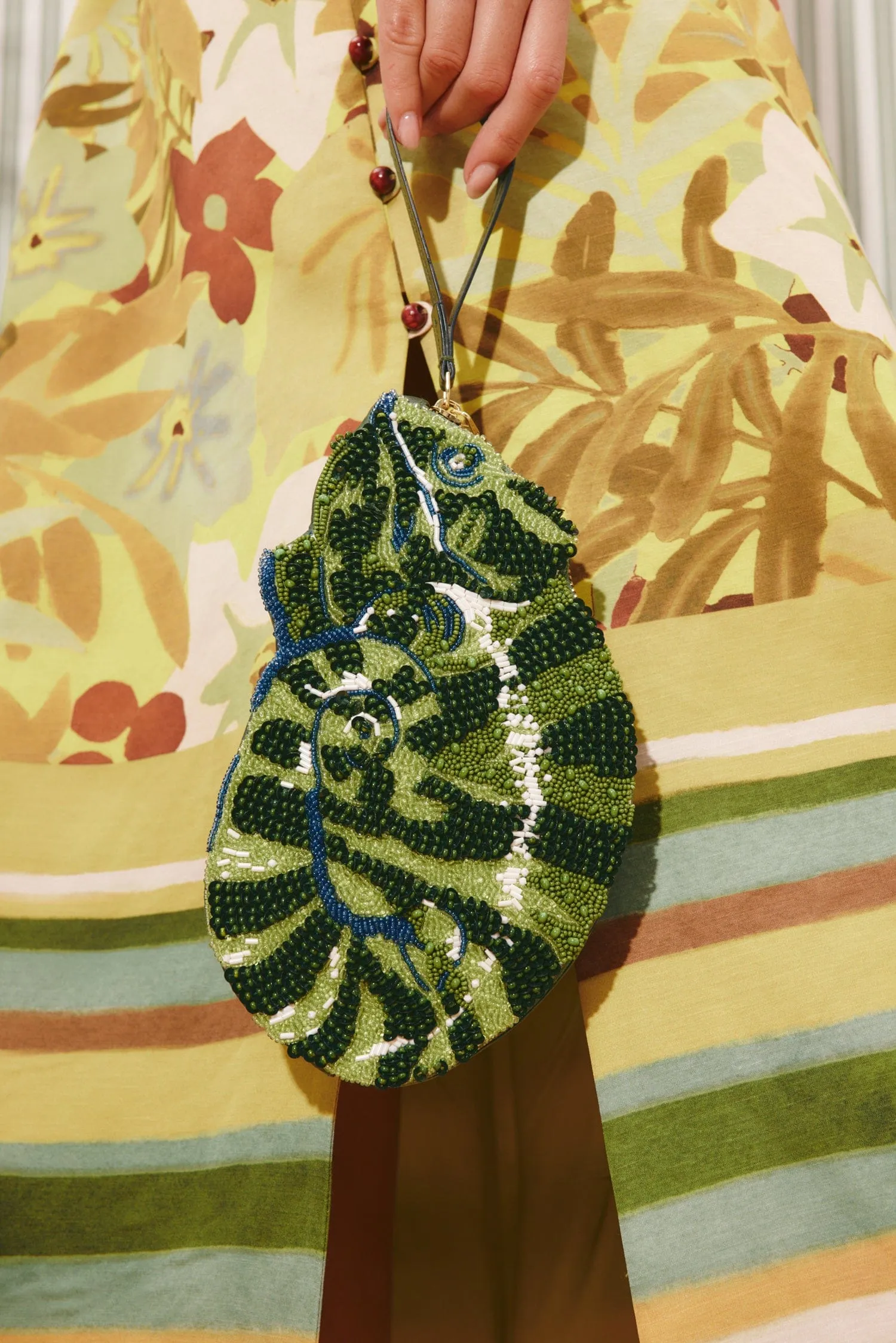 CHAMELEON BEADED BAG sold by Alemais product image thumbnail 3