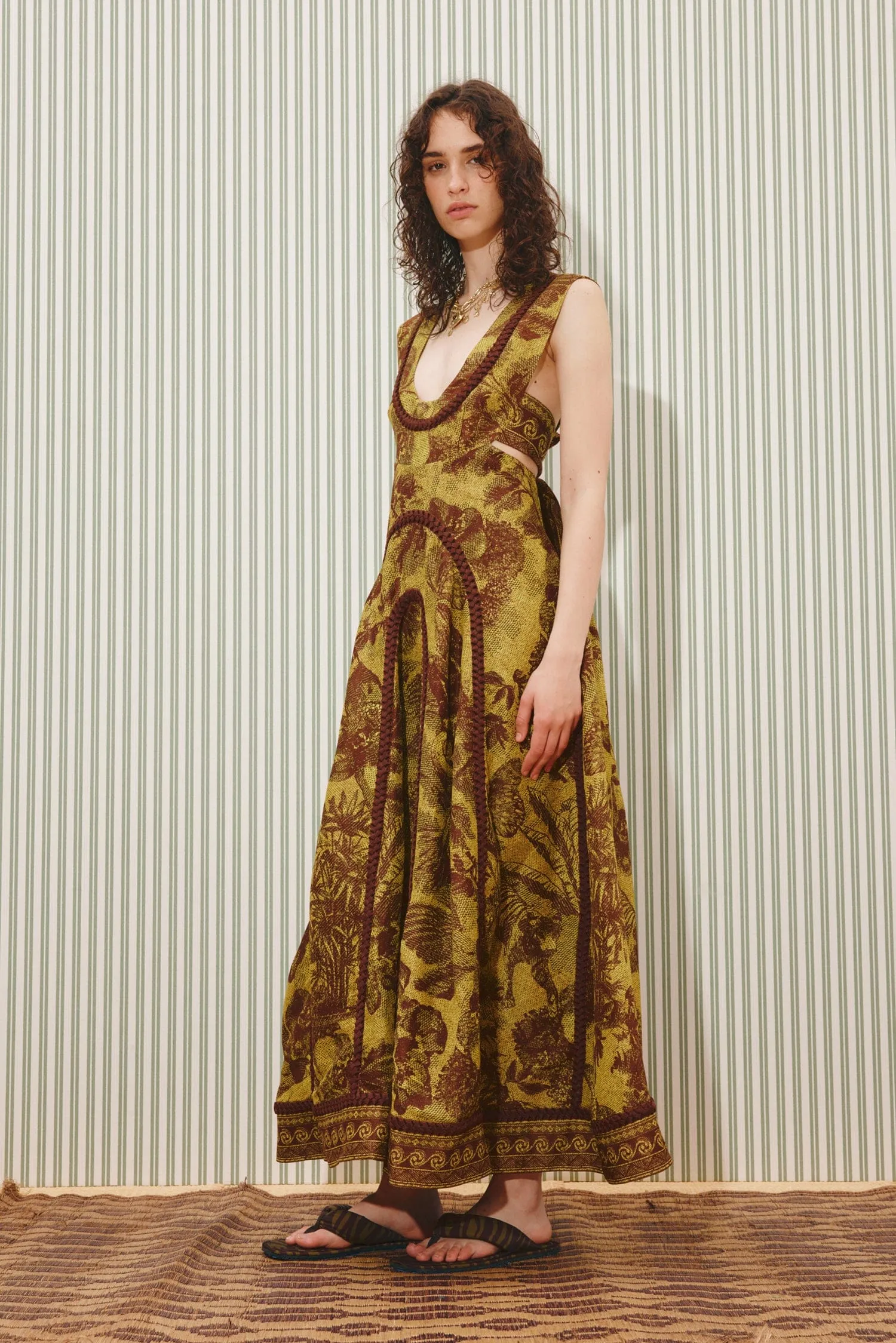 CHARLEY MIDI DRESS sold by Alemais product image thumbnail 3