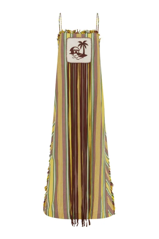 CLOVER MIDI DRESS sold by Alemais