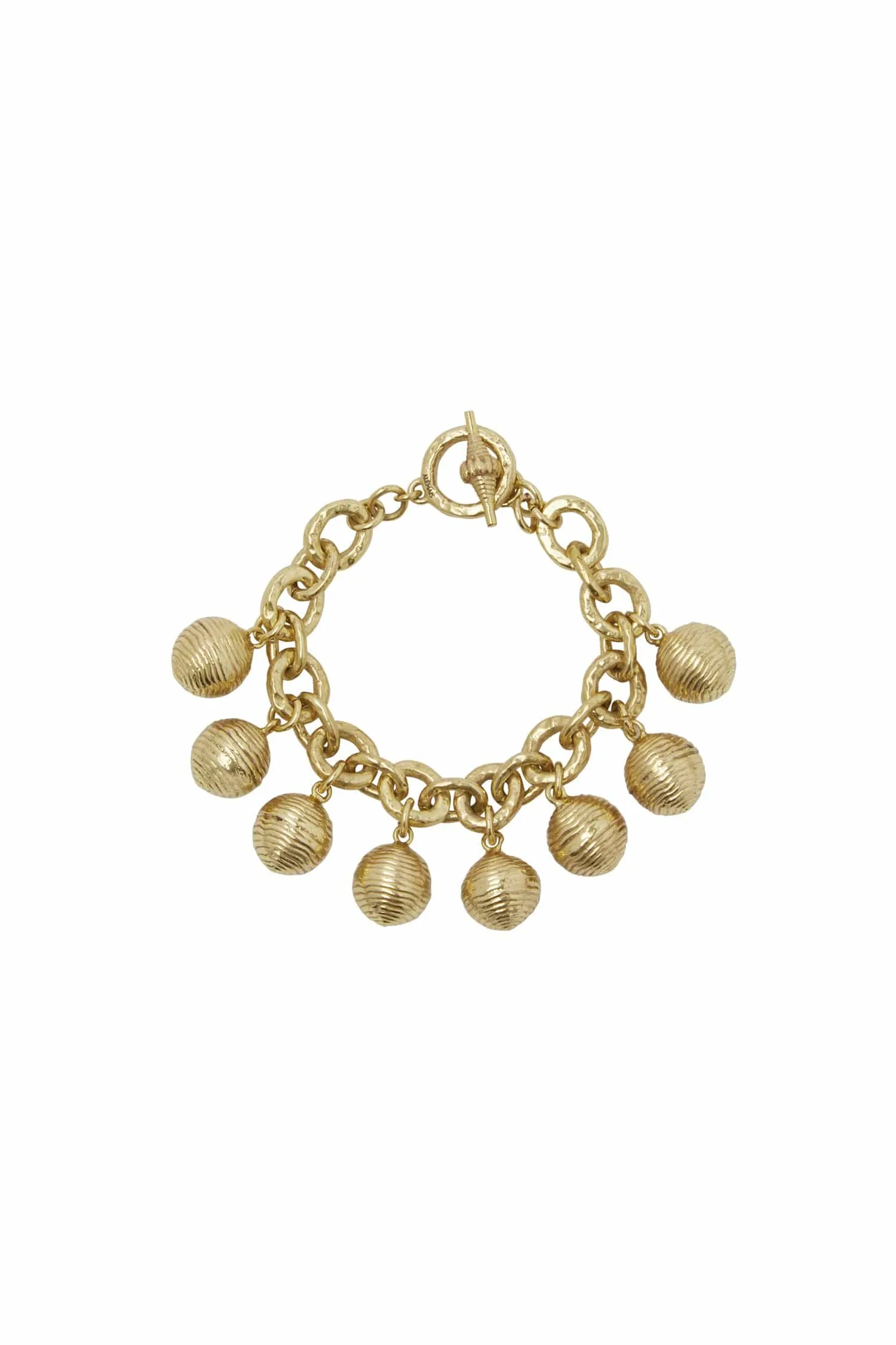 LE JARDIN MINI SPIRAL BALL BRACELET sold by Alemais