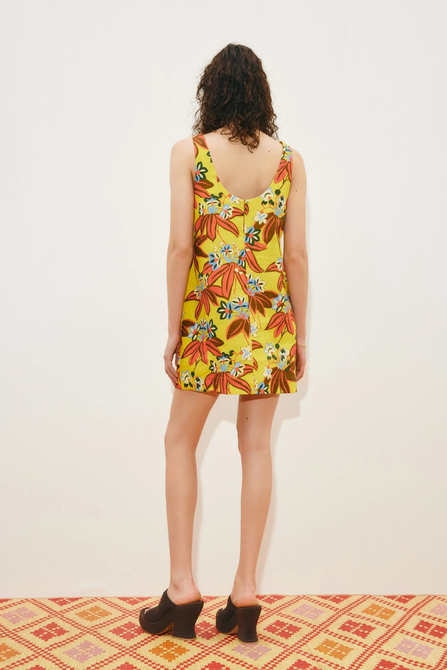 LEO EMBROIDERED MINI DRESS sold by Alemais product image thumbnail 4