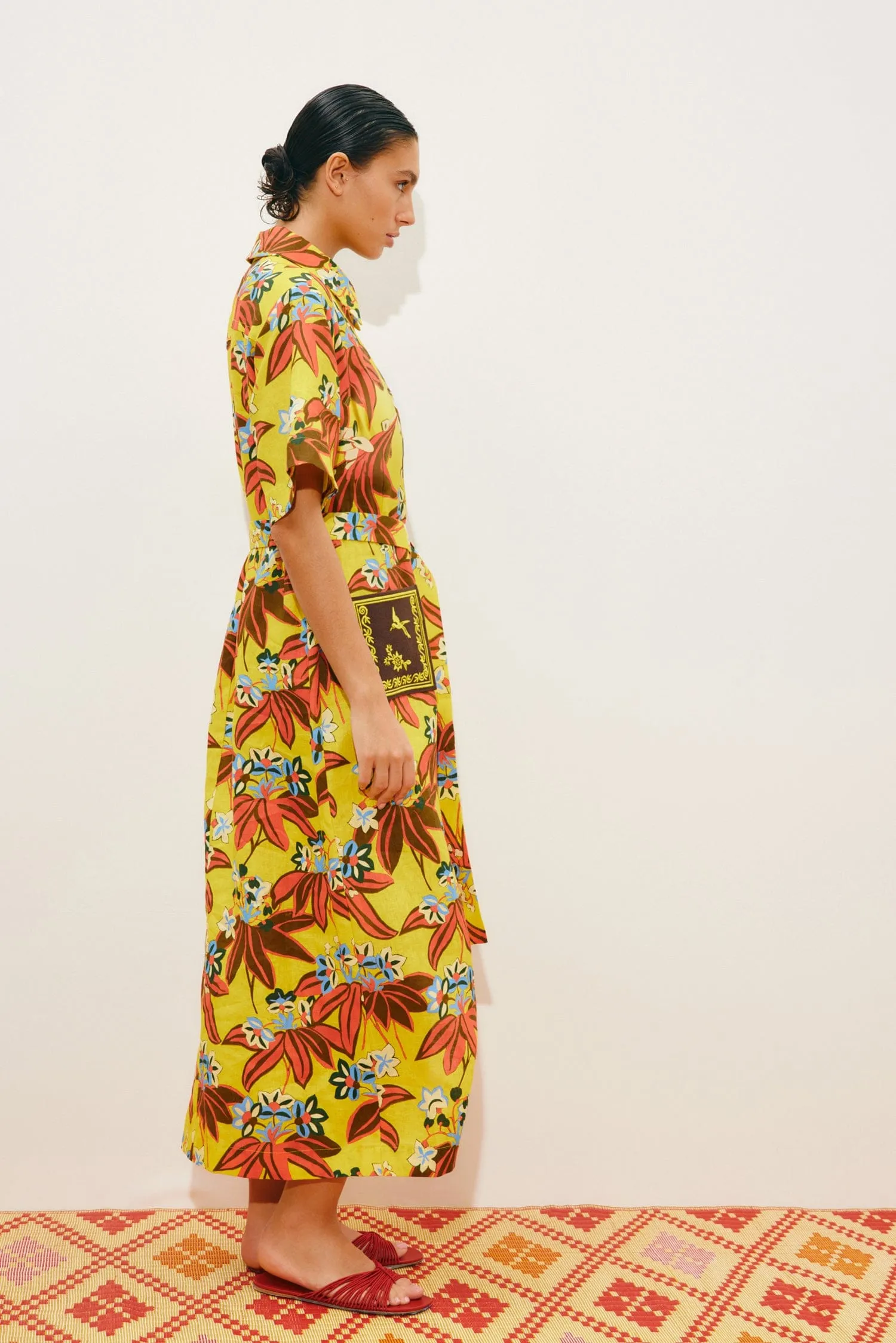 LEO EMBROIDERED SHIRTDRESS sold by Alemais product image thumbnail 3