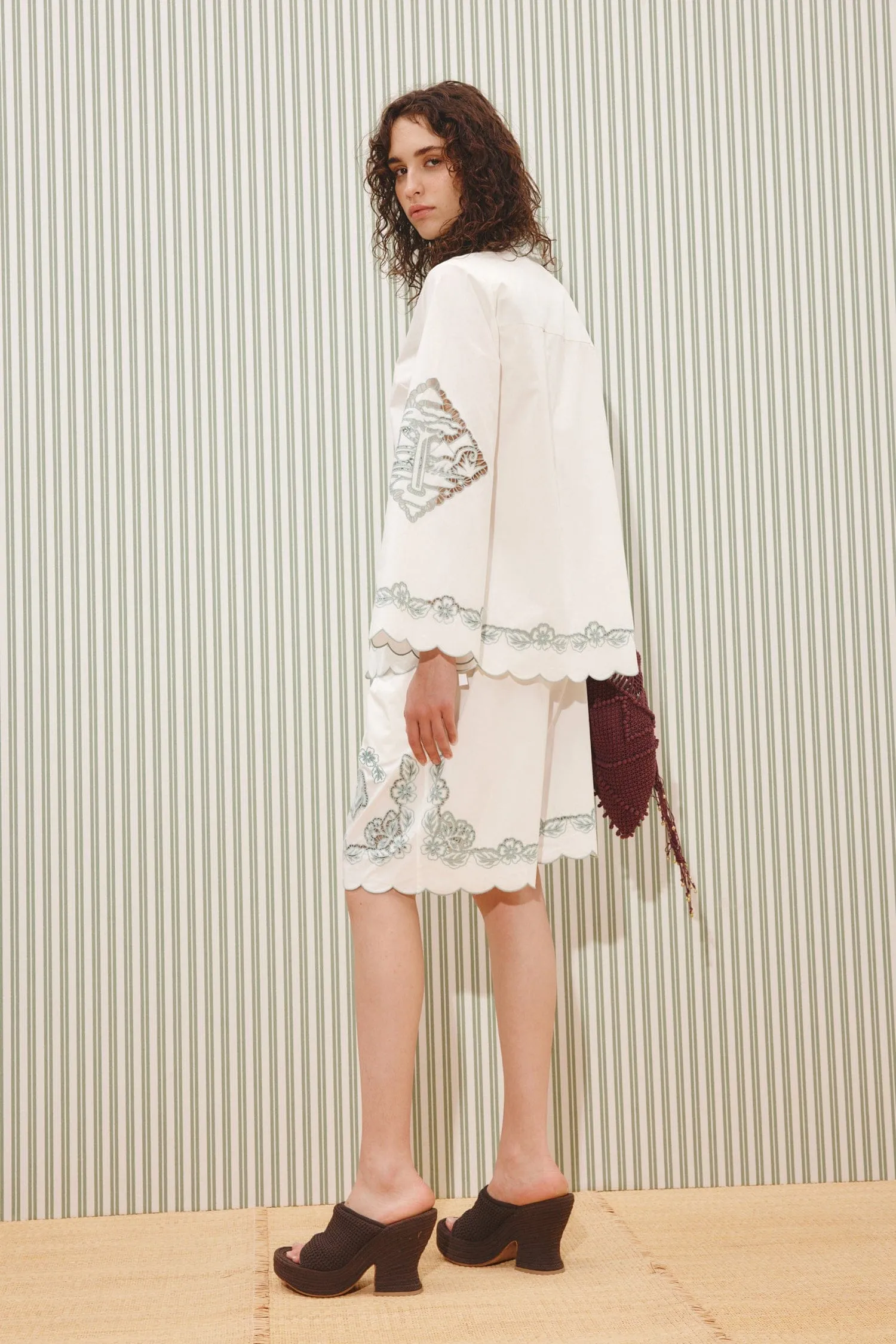 LOUIE EMBROIDERED SHIRT sold by Alemais product image thumbnail 4