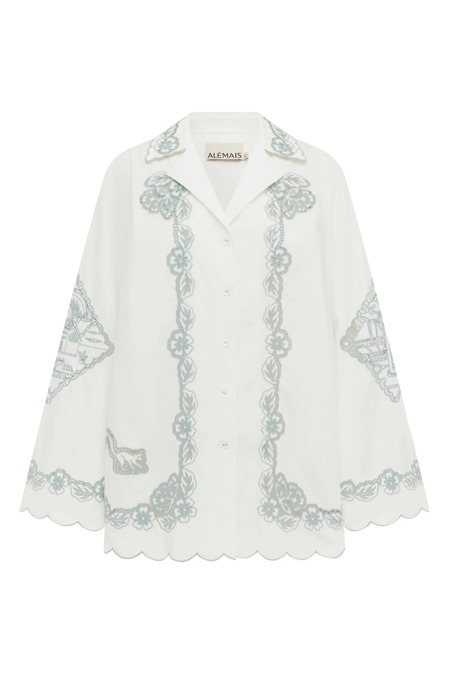 LOUIE EMBROIDERED SHIRT sold by Alemais
