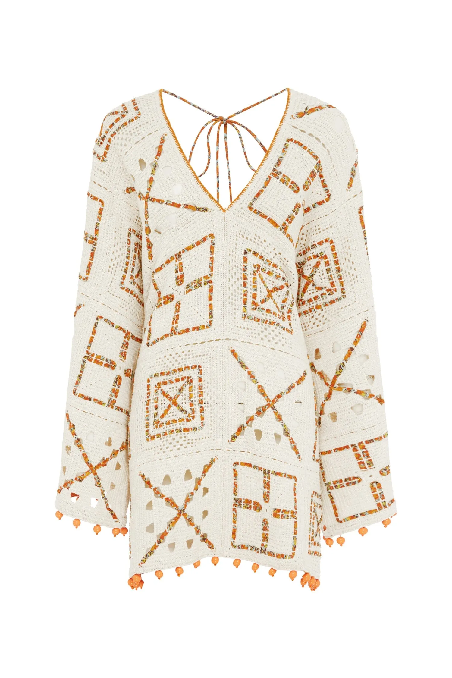 MARVA CROCHET MINI DRESS sold by Alemais