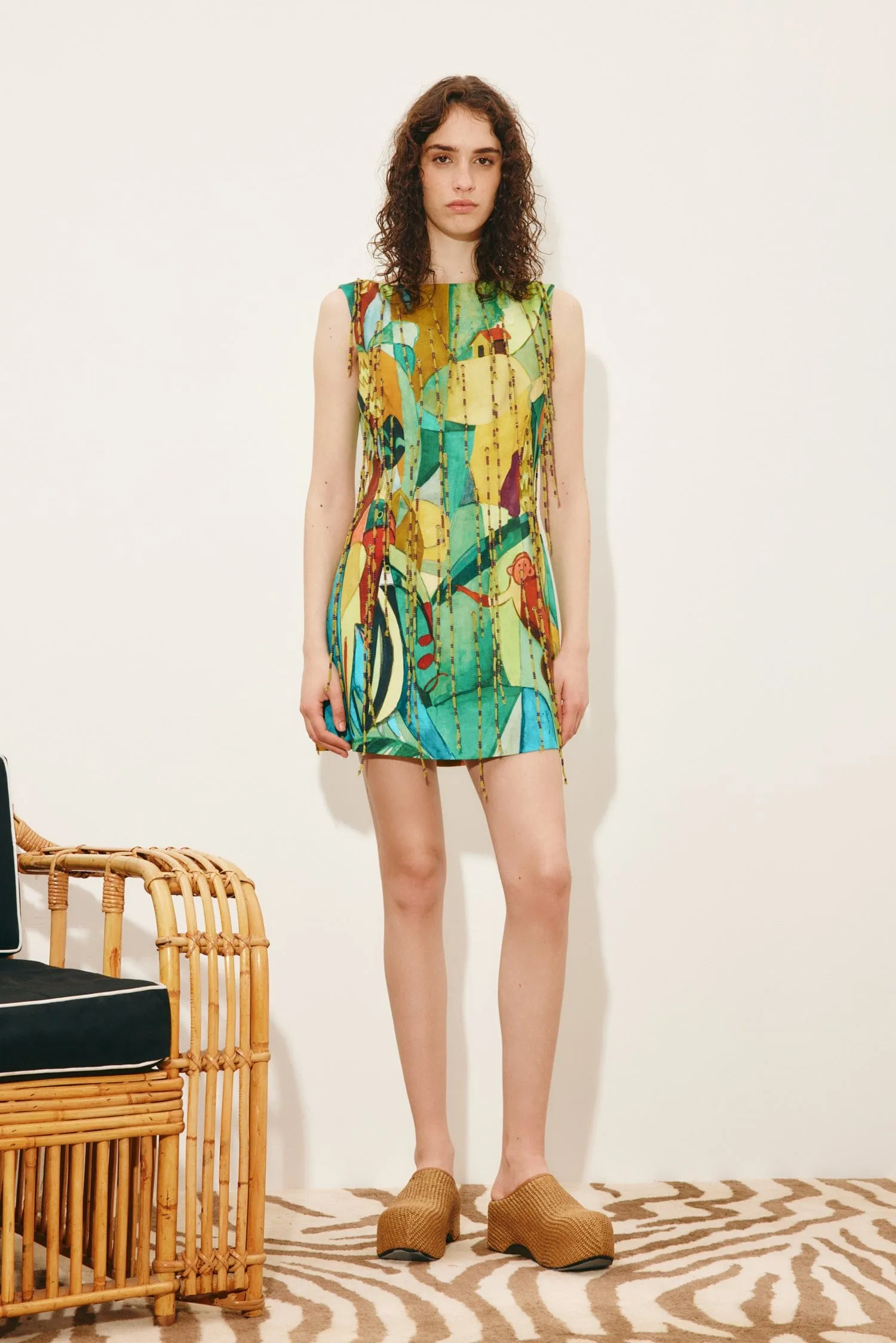 MOKSHINI BEADED FRINGE MINI DRESS sold by Alemais product image thumbnail 2