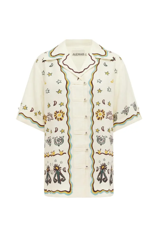 SUN DANCER RELAXED SHIRT made by Alemais