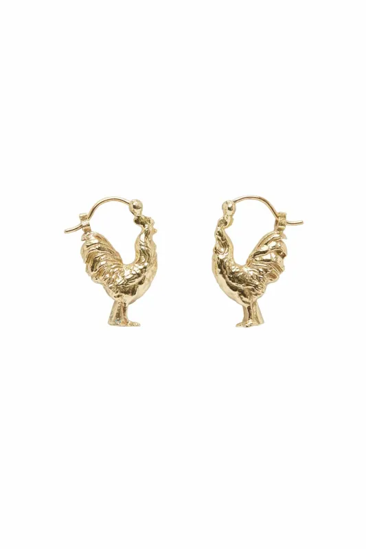 TESORI ROOSTER EARRINGS made by Alemais