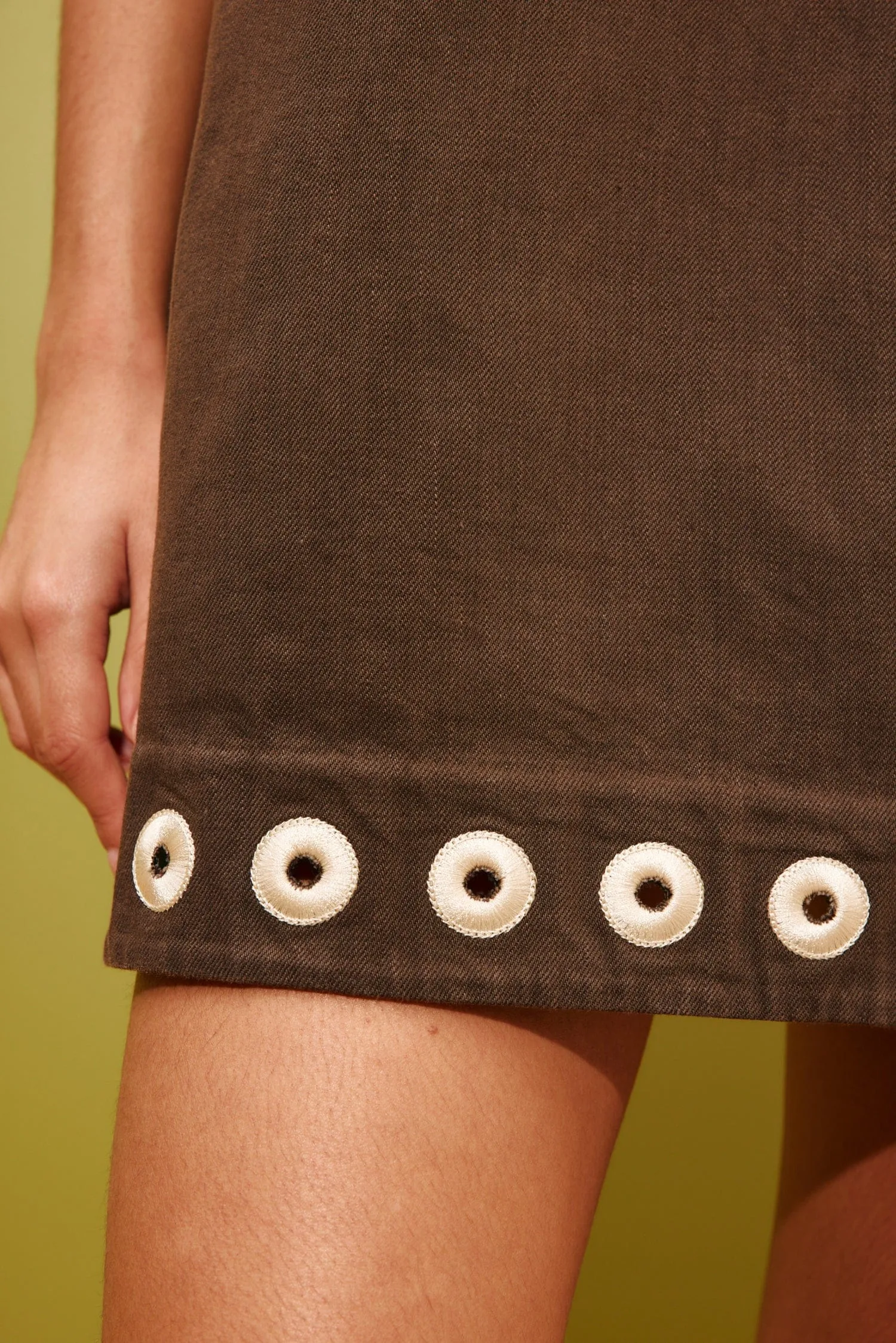 TOBE DENIM MINI DRESS sold by Alemais product image thumbnail 5