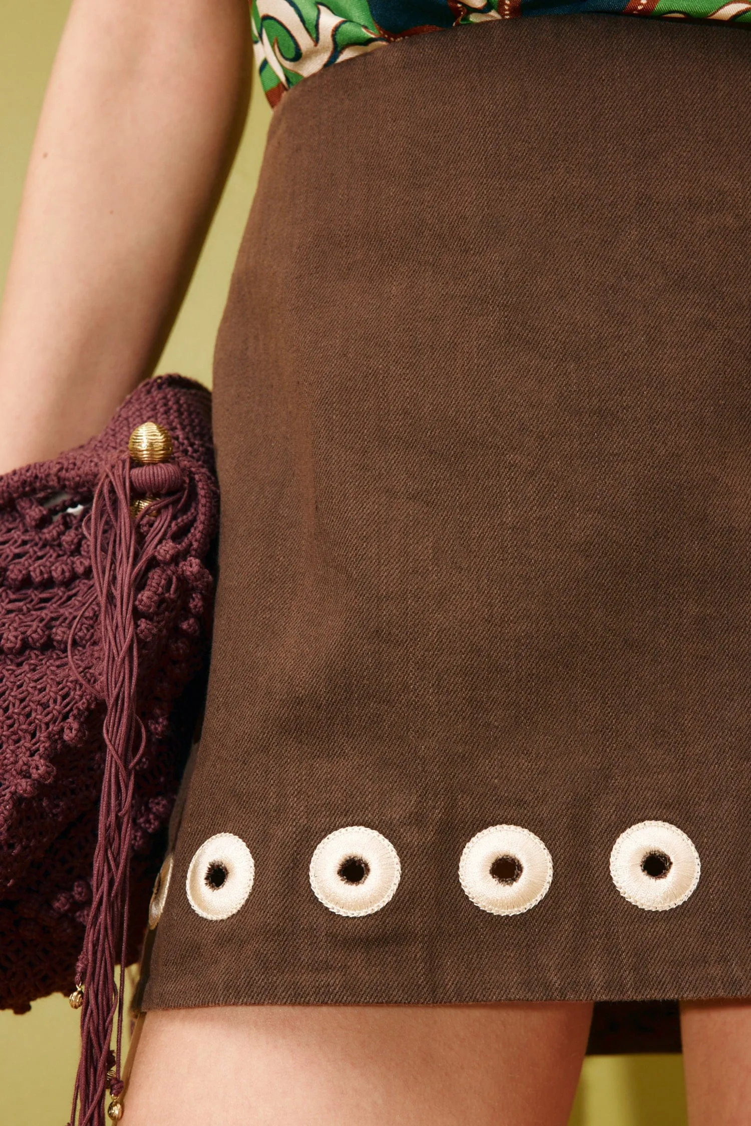 TOBE DENIM SKIRT sold by Alemais product image thumbnail 5