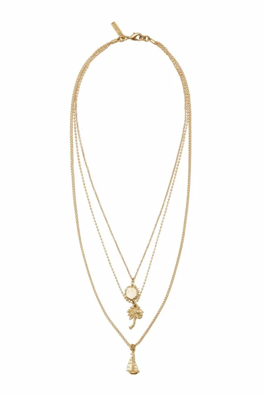 CALYPSO MULTI CHARM NECKLACE made by Alemais