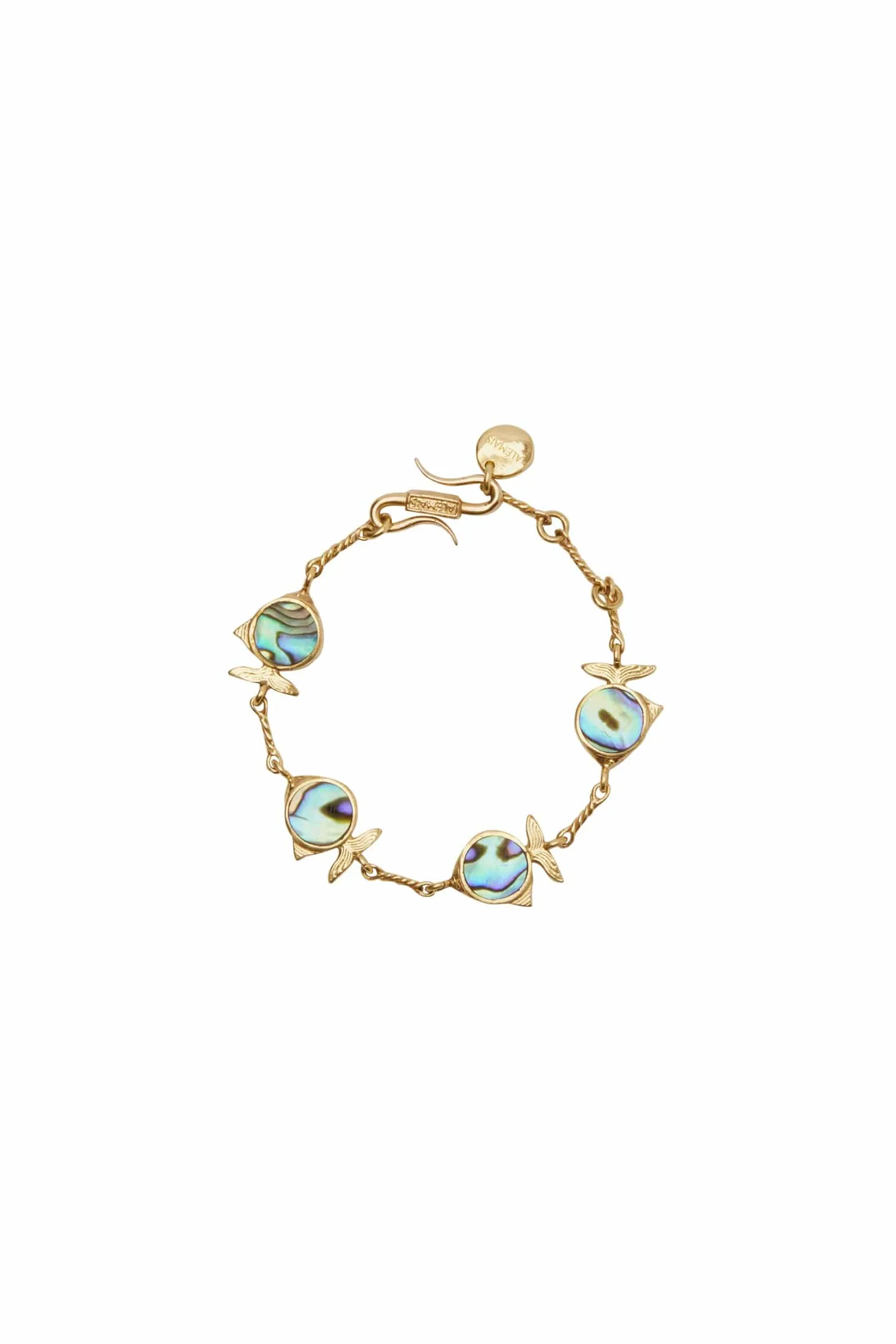 CALYPSO PAUA FISH BRACELET sold by Alemais