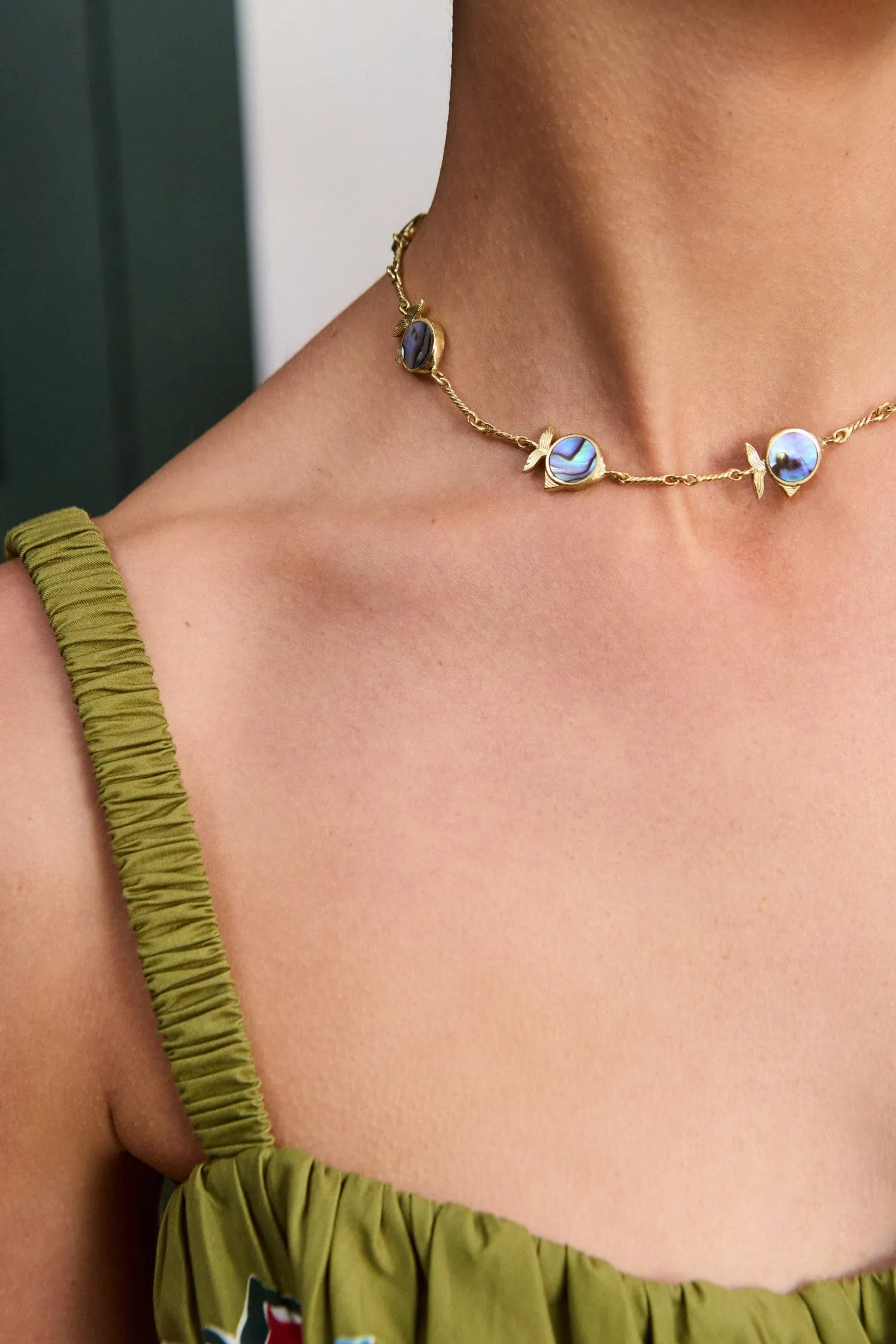 CALYPSO PAUA FISH NECKLACE sold by Alemais product image thumbnail 2