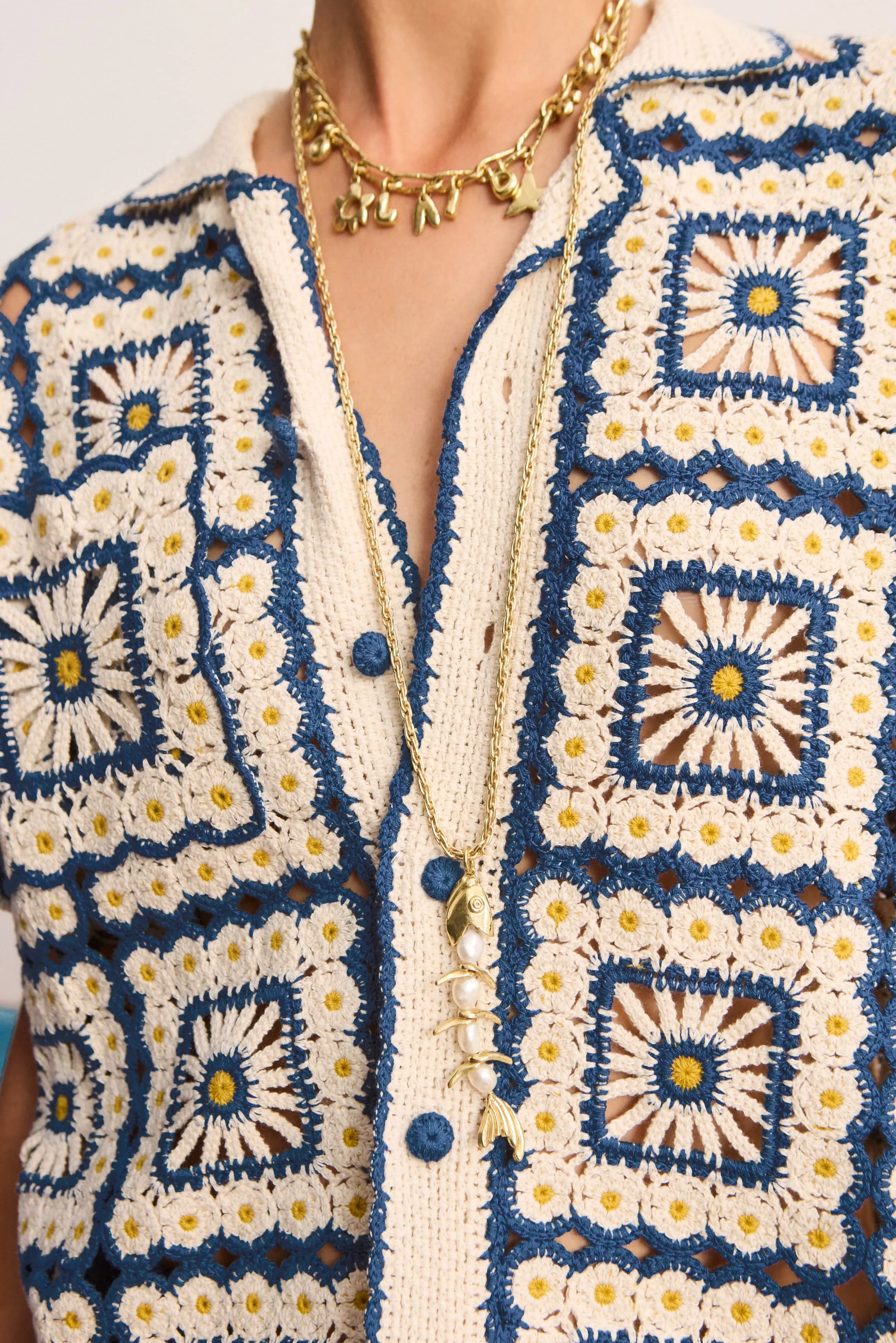 CALYPSO PEARL FISH NECKLACE sold by Alemais product image thumbnail 3