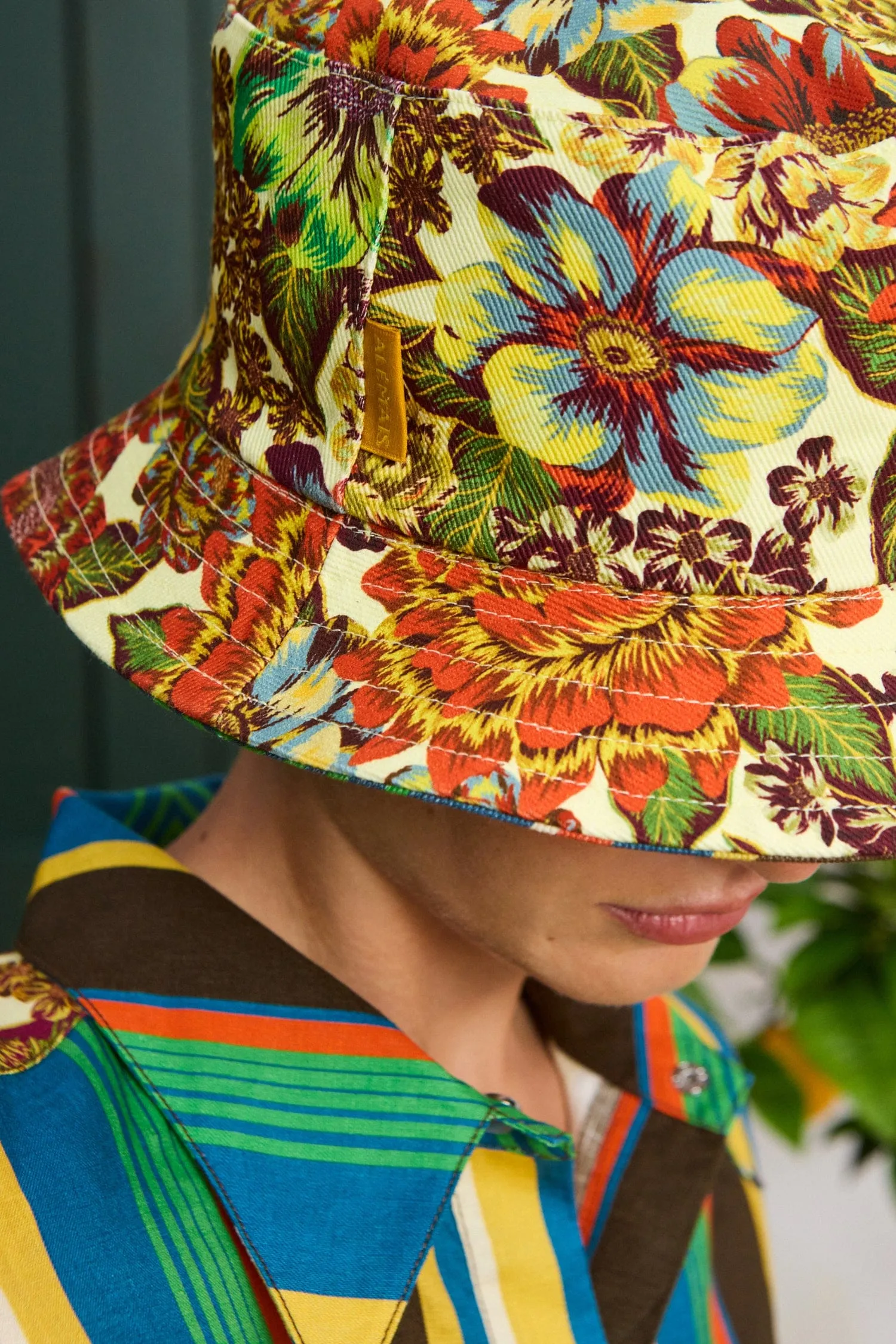 CHARLIE REVERSIBLE BUCKET HAT sold by Alemais product image thumbnail 3