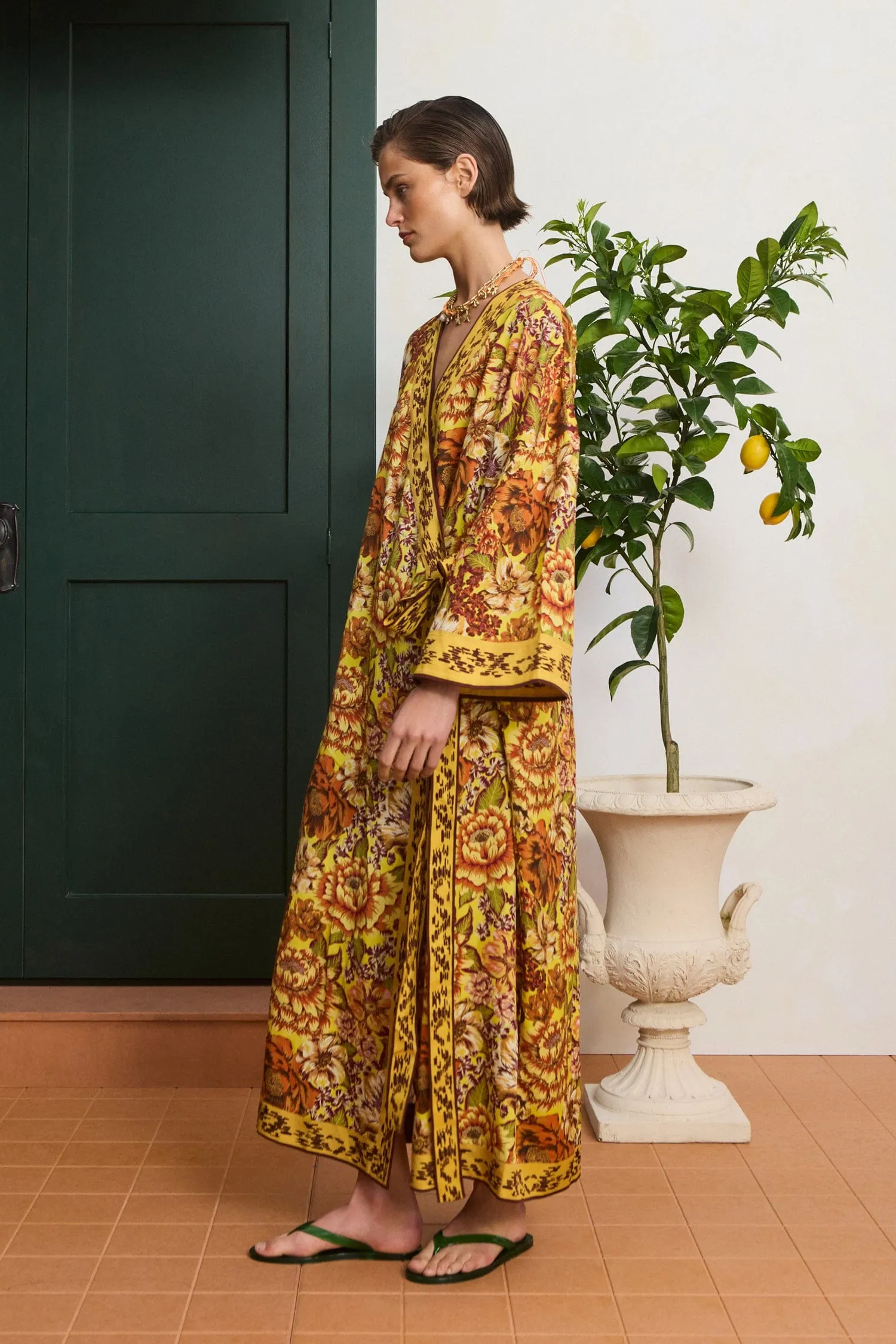 HEATWAVE WRAP MIDI DRESS sold by Alemais product image thumbnail 3