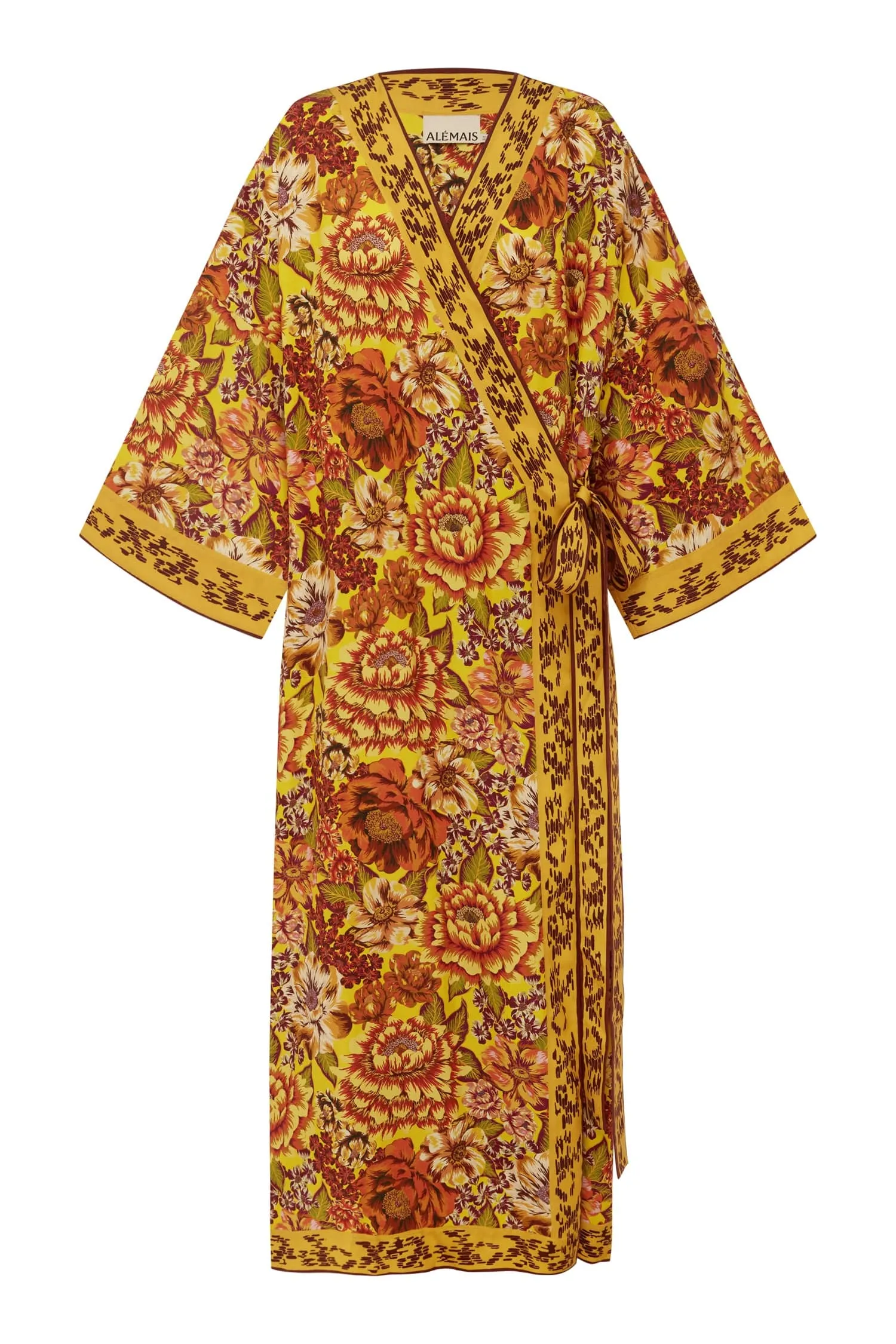 HEATWAVE WRAP MIDI DRESS sold by Alemais