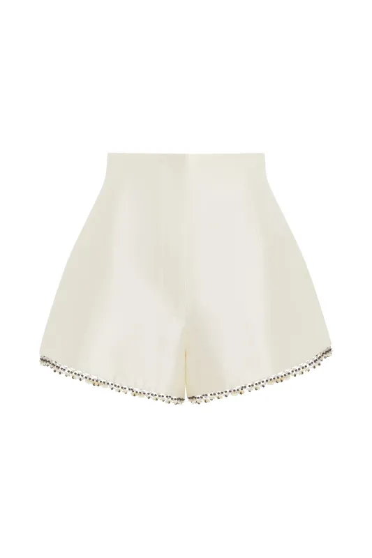 IDRIS EMBELLISHED SHORT made by Alemais