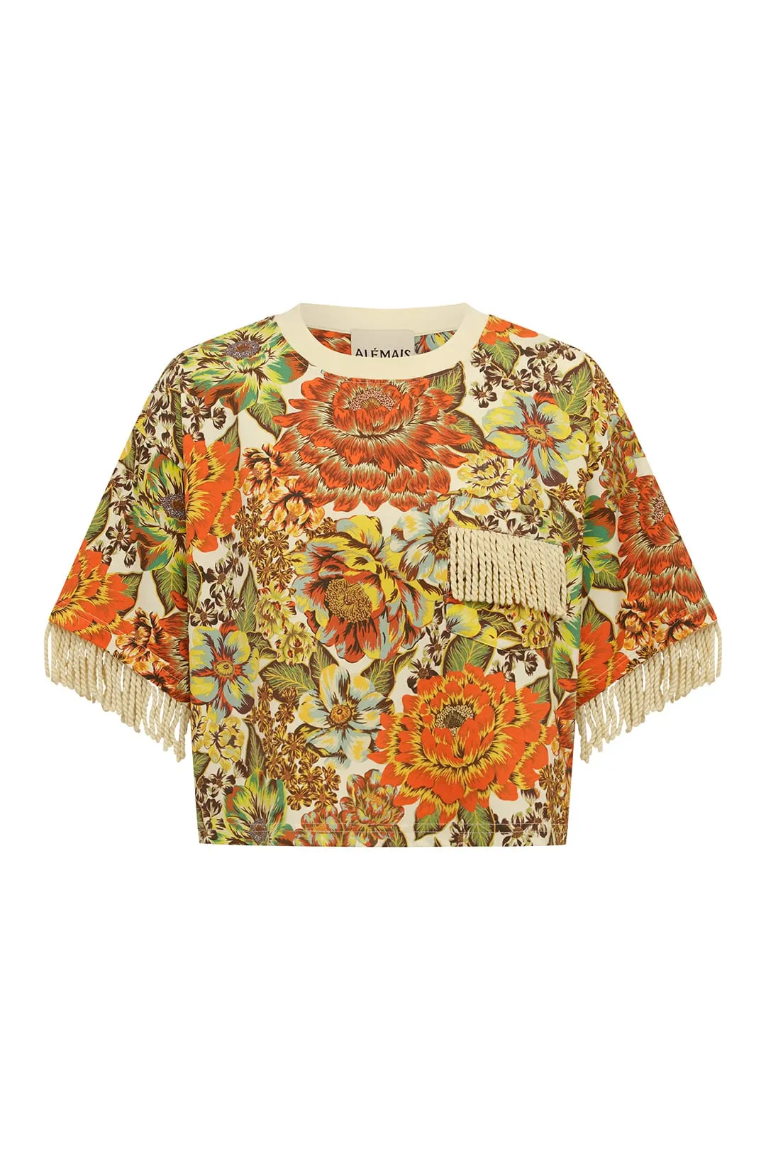 LANA CROPPED TEE sold by Alemais